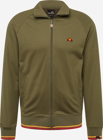 ELLESSE - Sudadera con cremallera 'Rome' en verde: frente