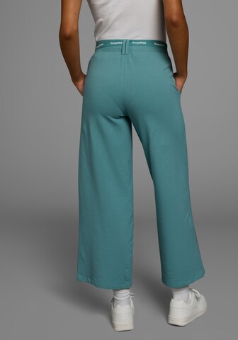 KangaROOS Wide Leg Hose in Blau