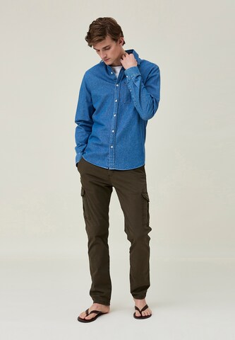 Lexington Regular Fit Jeanshemd 'AUGUST' in Blau