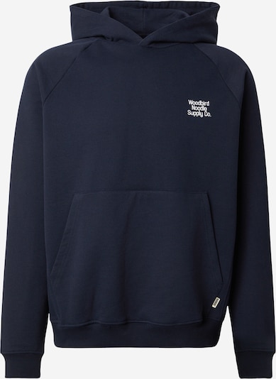 Woodbird Collegepaita 'Paw Supply' värissä tummansininen / valkoinen, Tuotenäkymä