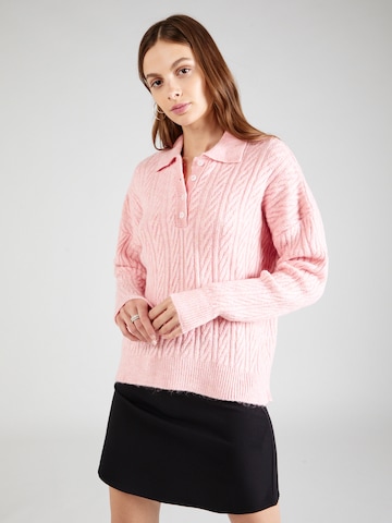 Trendyol Sweter w kolorze różowy: przód