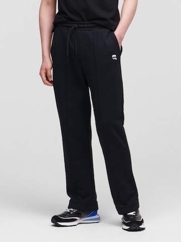 Karl Lagerfeld Regular Pants in Black: front