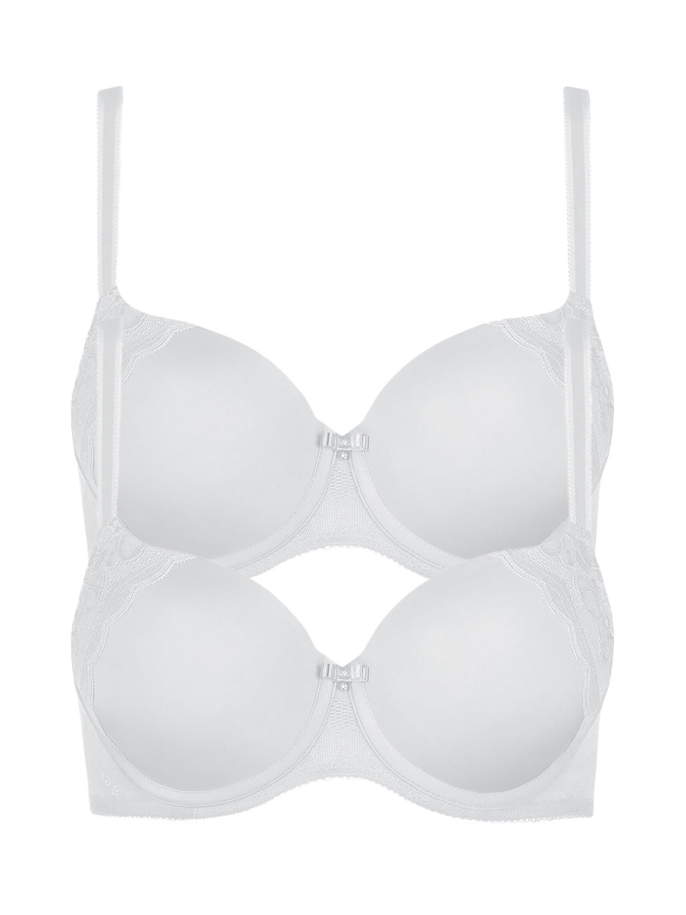 Lisca Bra 'Evelyn' in White: front