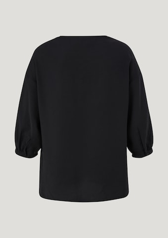 TRIANGLE Blouse in Zwart