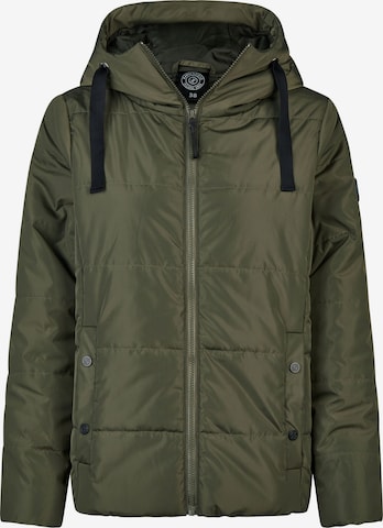 Navigazione Winterjas in Groen: voorkant