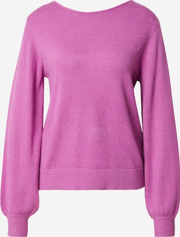 VILA Sweater 'RIL' in Purple