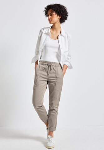 STREET ONE Slim fit Pants in Grey