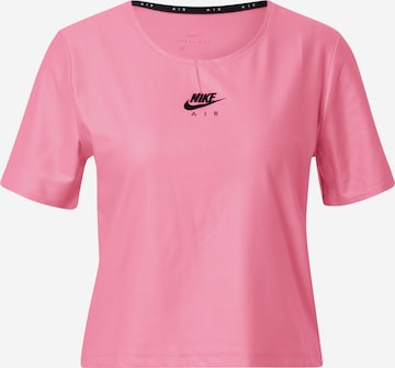 Tricou funcțional 'Air' de la NIKE pe roz: față