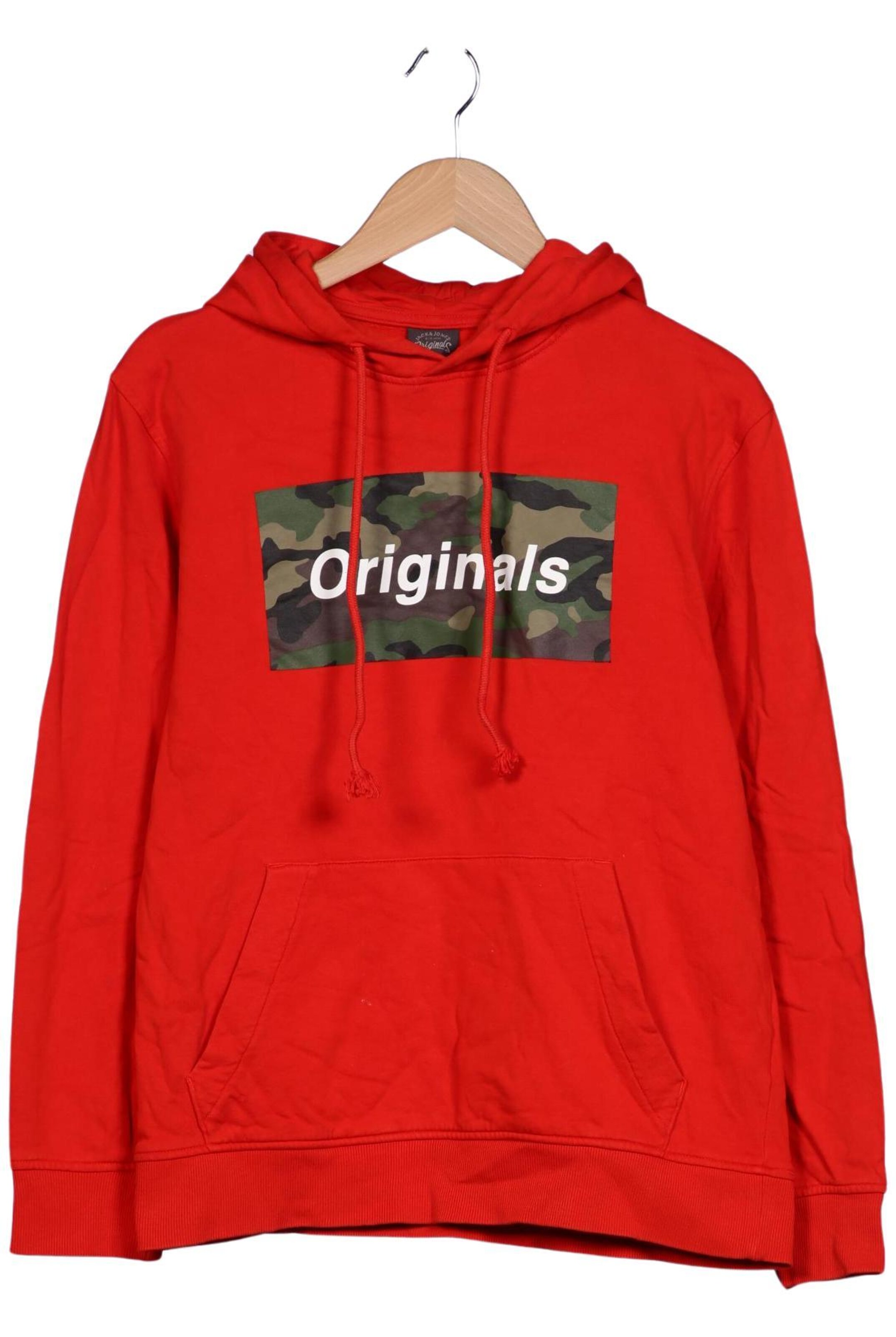 JACK & JONES Sweatshirt & Zip-Up Hoodie in L in Red: front