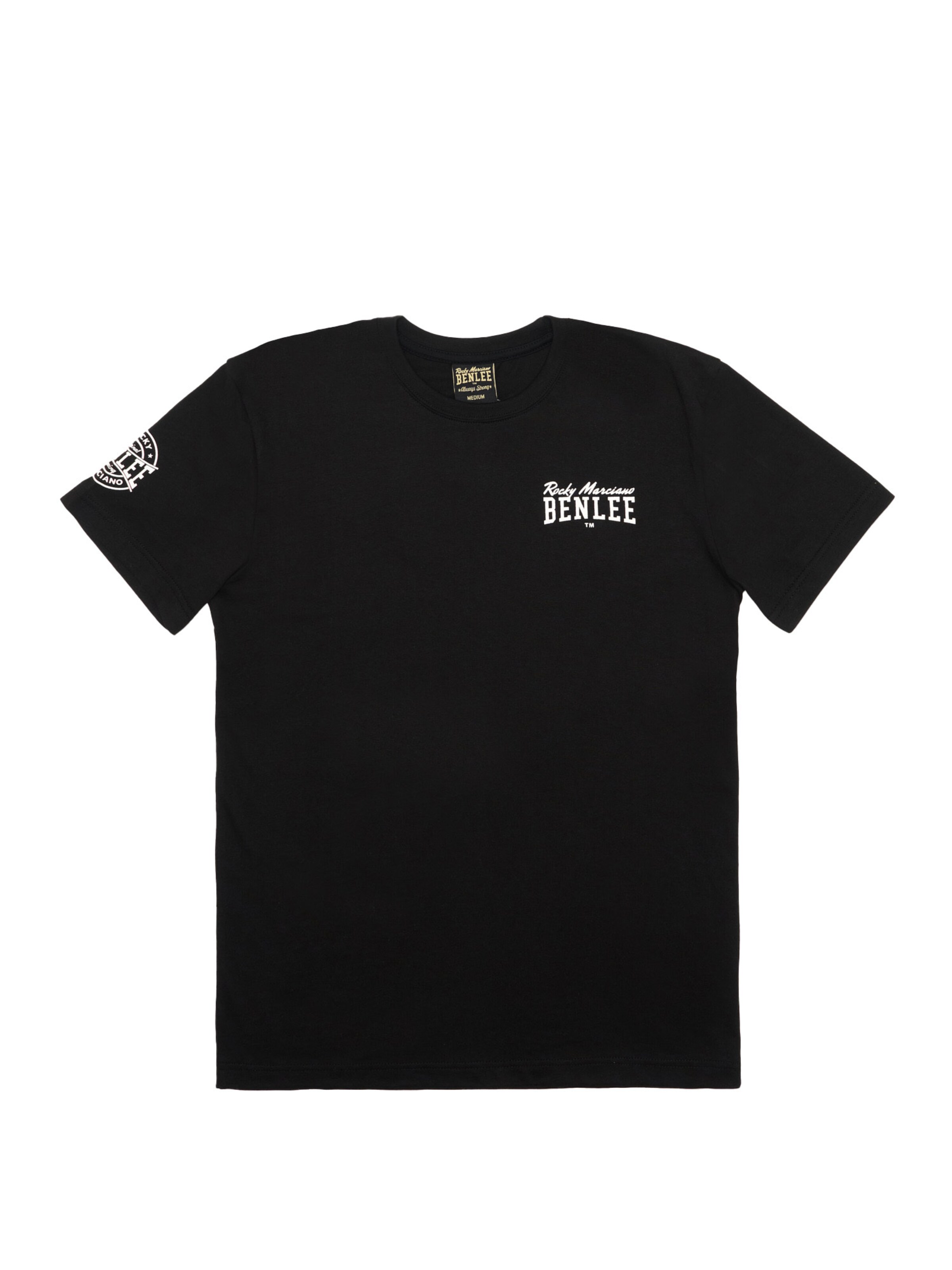 Benlee Тениска 'Hoxne' в черно: отпред