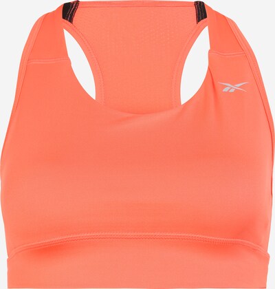 Reebok Sport-BH in orange / silber, Produktansicht