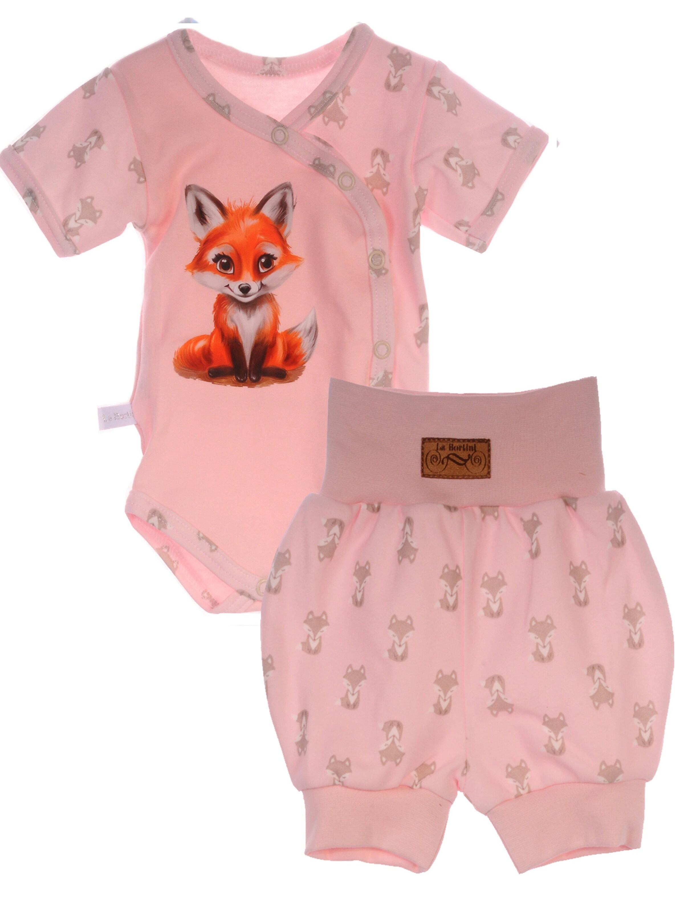 La Bortini Strampler/Body‌‌‌‌‌‌‌‌ in Pink: Vorderseite