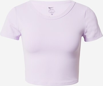 NIKE Performance shirt 'ONE' in Purple: front