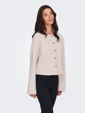 Cardigan 'ONLMatty' ONLY en beige : devant