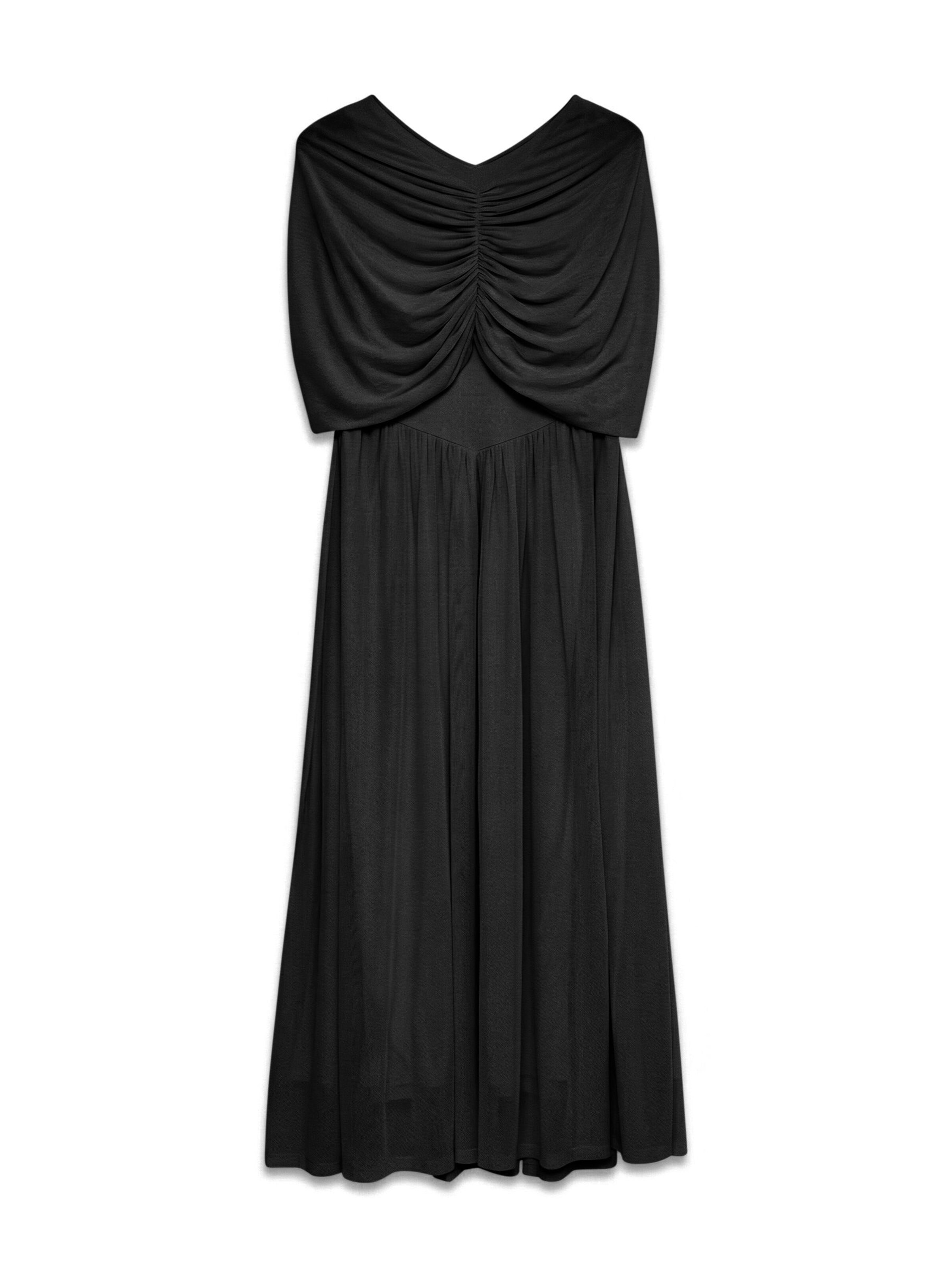 Robe de soirée 'VMRosetta' VERO MODA en noir : devant