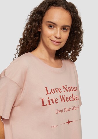 T-shirt QS en rose