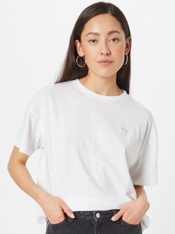 KnowledgeCotton Apparel Shirt in White: front