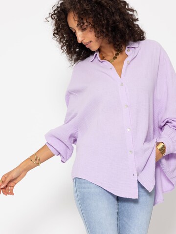 SASSYCLASSY Blouse 'kürzere Variante' in Purple