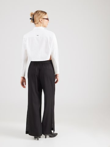 MORE & MORE - Pierna ancha Pantalón en azul