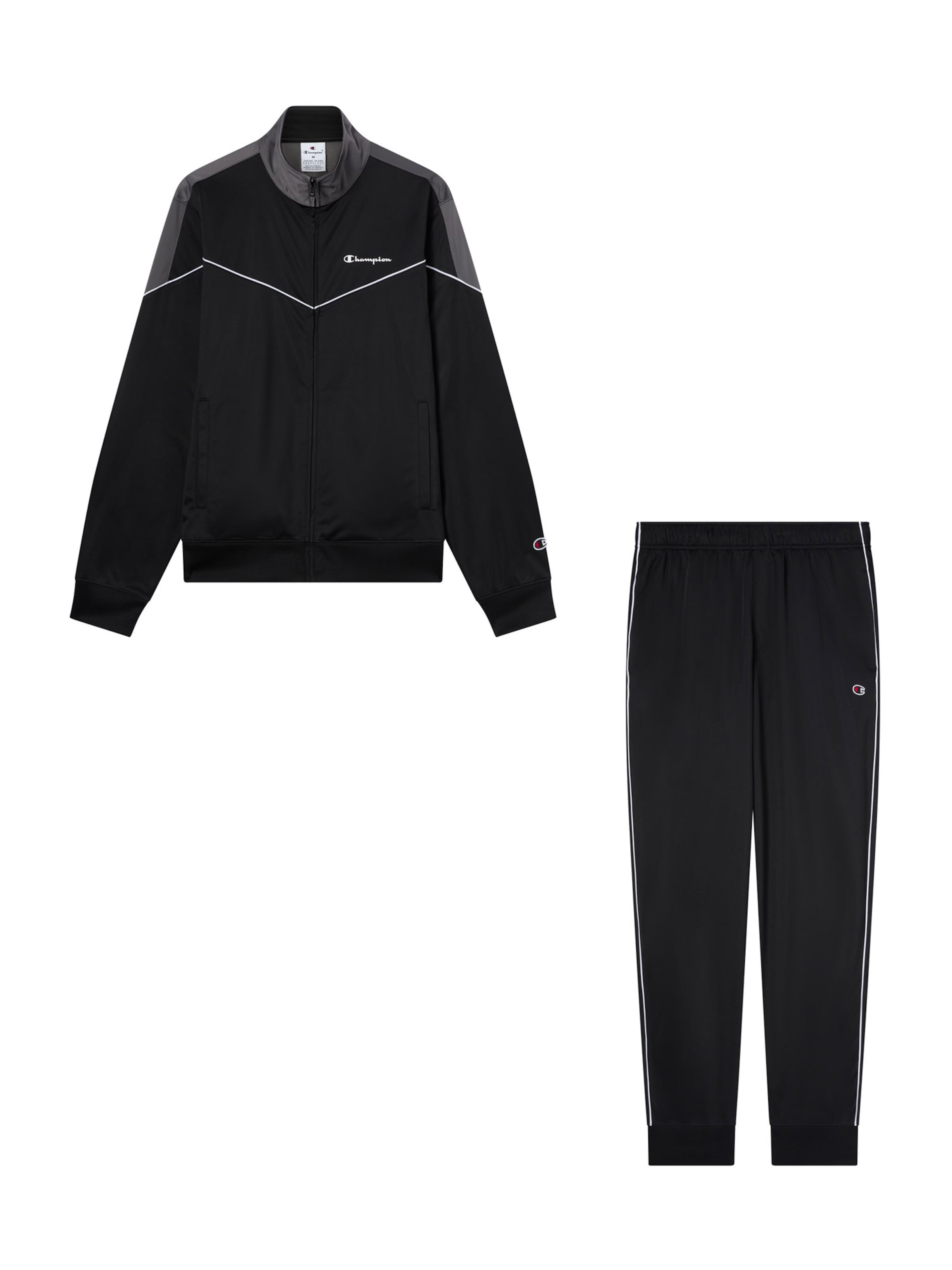 Champion Authentic Athletic Apparel Φόρμα σε μαύρο: μπροστά