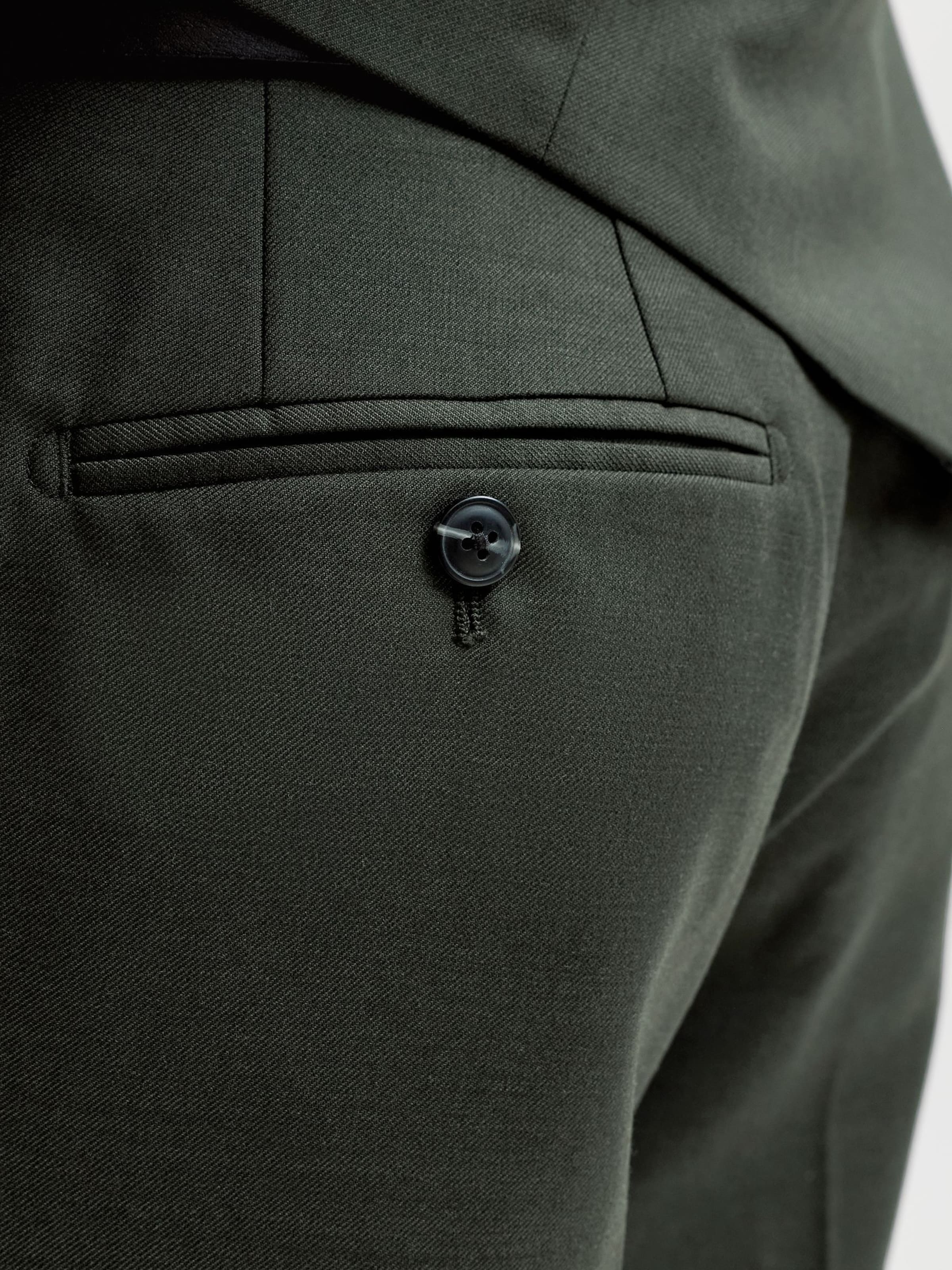 JACK & JONES Slimfit Παντελόνι με τσάκιση 'JPRSolaris' σε πράσινο