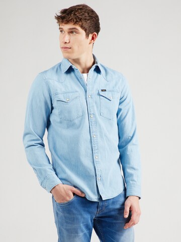 Regular fit Camicia 'REGULAR WESTERN SHIRT' di Lee in blu: frontale