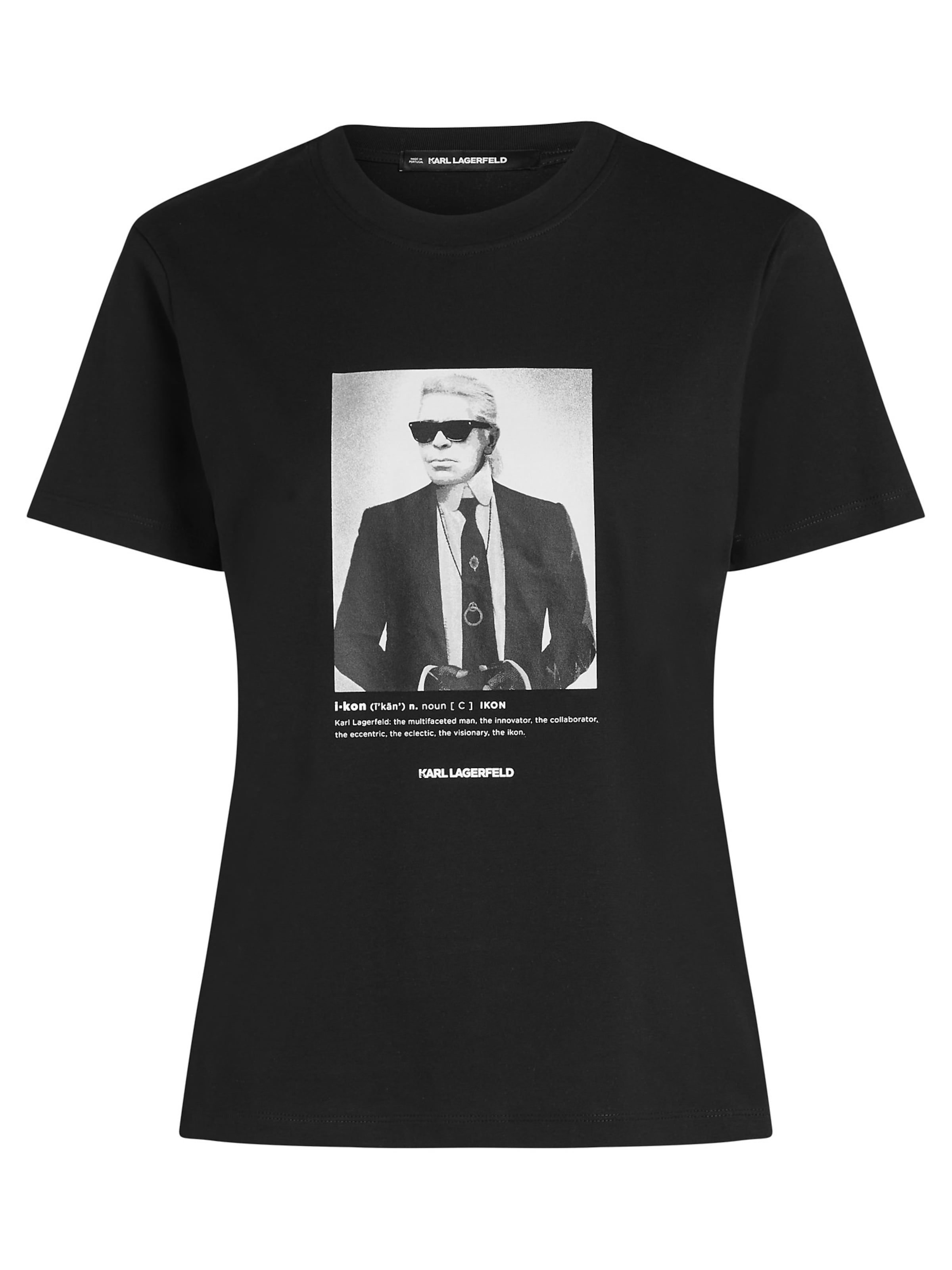 Karl Lagerfeld Shirt in Schwarz: Vorderseite