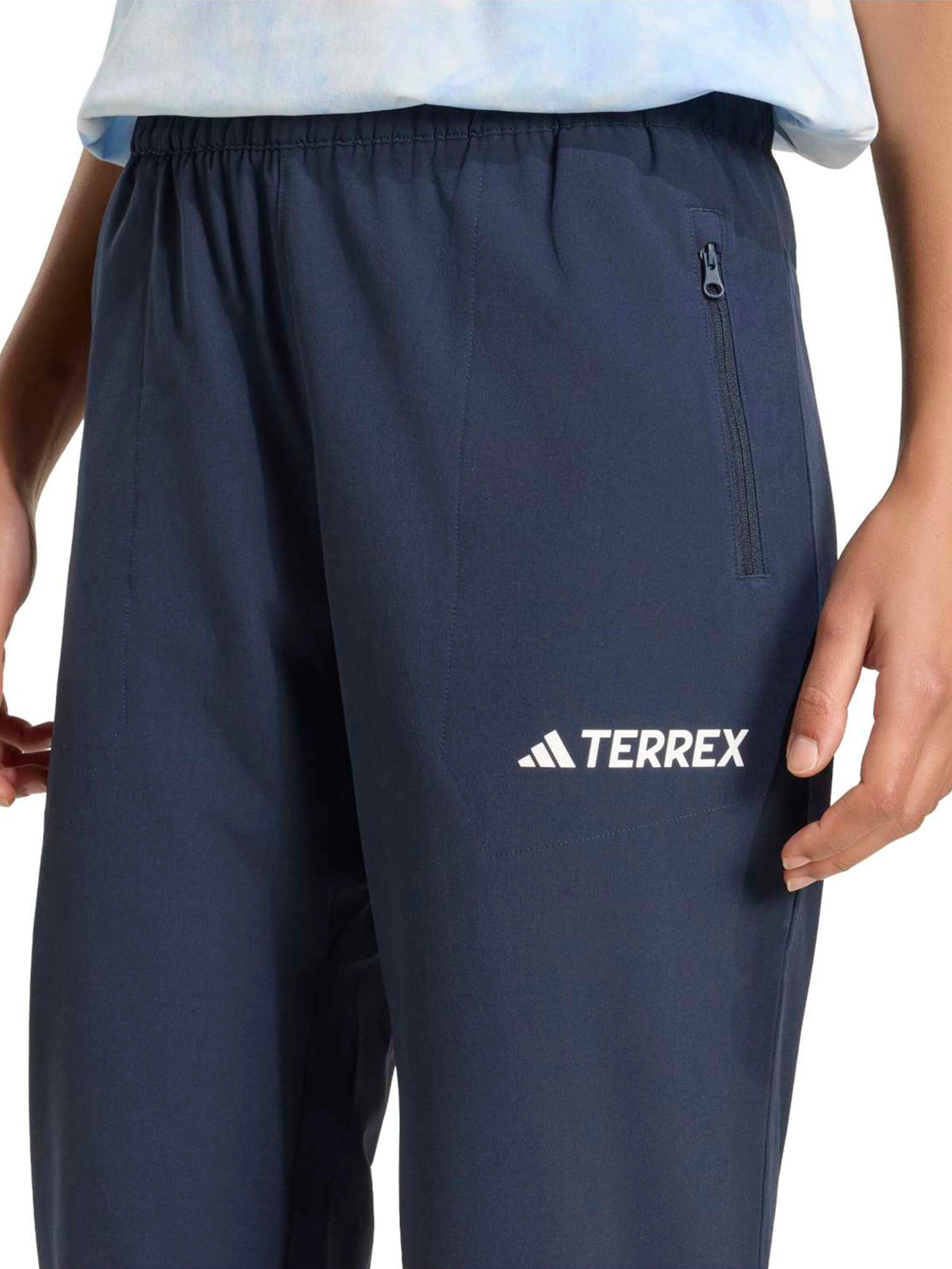 ADIDAS TERREX Slimfit Spodnie sportowe 'Essentials' w kolorze niebieski