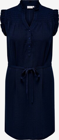 ONLY Carmakoma Shirt Dress in Blue: front