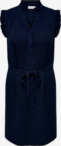 ONLY Carmakoma Shirt Dress in Blue: front