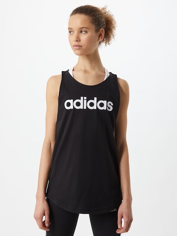 ADIDAS SPORTSWEAR Sports top 'Essentials' in Black: front