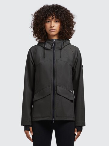 khujo Between-Season Jacket 'Nadela' in Black: front