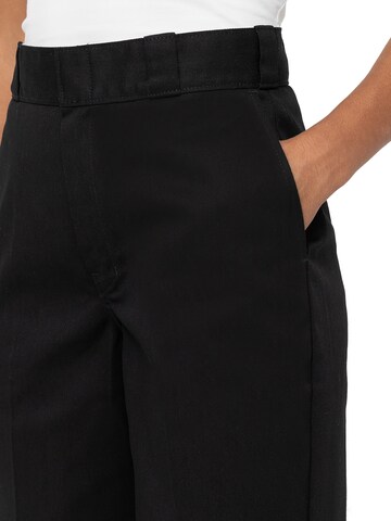 DICKIES Regular Pleated Pants '874' in Black