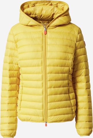 SAVE THE DUCK Between-Season Jacket 'DIZY' in Yellow: front