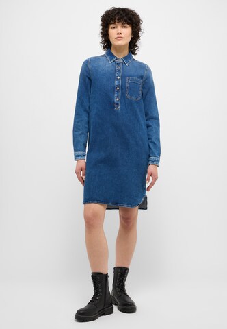 MUSTANG Blusenkleid in Blau
