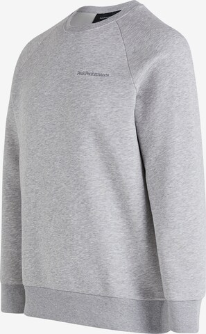 PEAK PERFORMANCE Sweatshirt in Grau