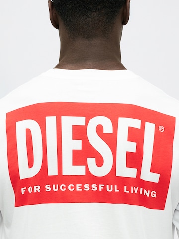 DIESEL - Camiseta 'T-BOXT-BISK' en blanco
