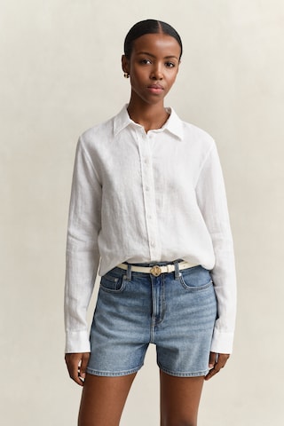 GANT Blouse in Wit: voorkant