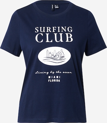 VERO MODA Shirt 'VMDINA OLLY' in Blauw: voorkant