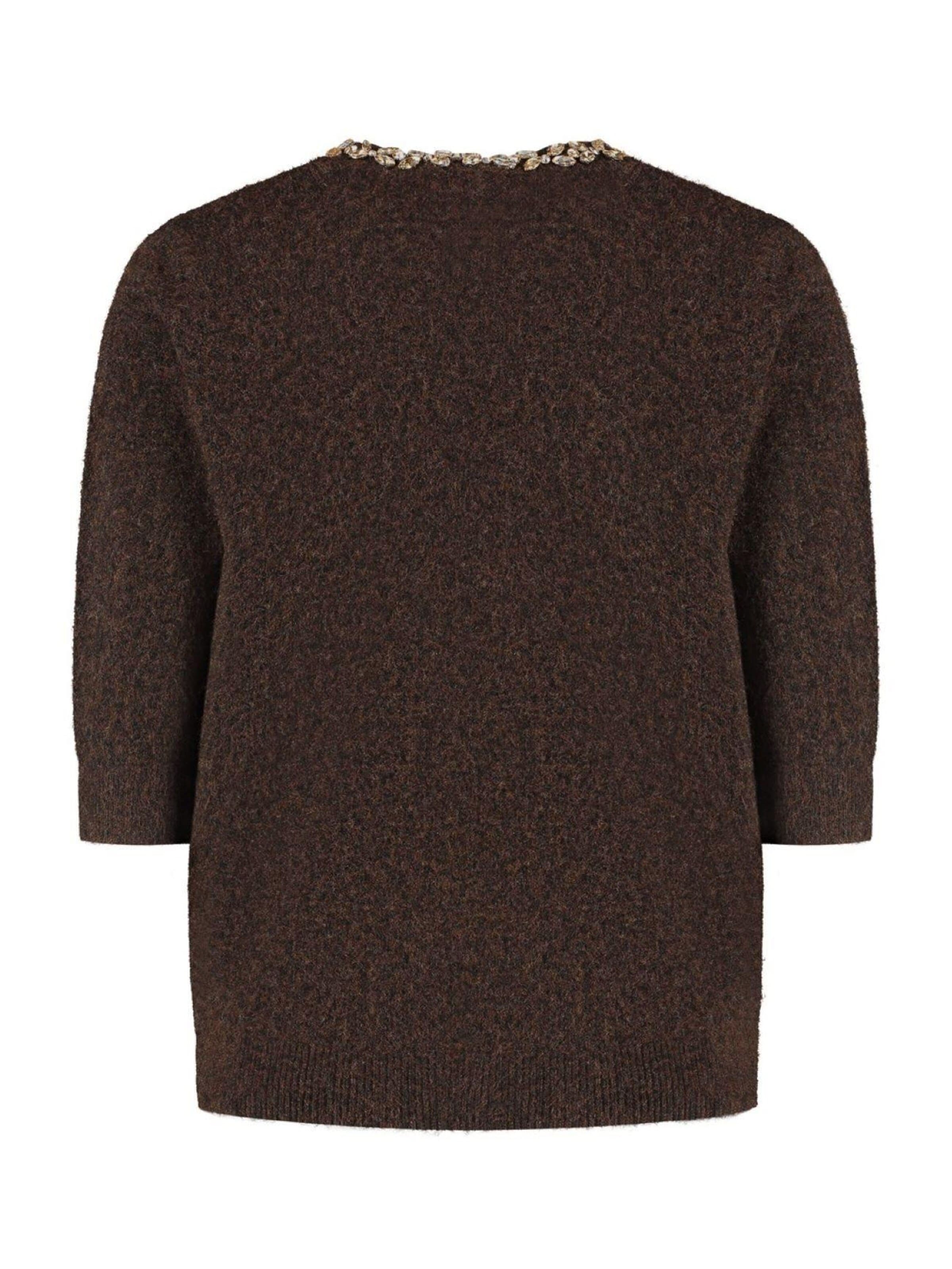 Lady Day Gebreide top 'Lady Day Aveline dark brown' in Bruin