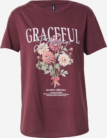 ONLY Shirt 'ONLLUCY' in Lila: voorkant