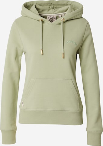 Felpa 'Essential' di Superdry in verde: frontale