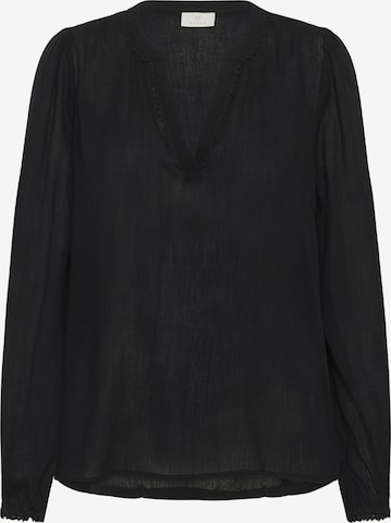 Kaffe - Blusa 'KANo' en negro: frente