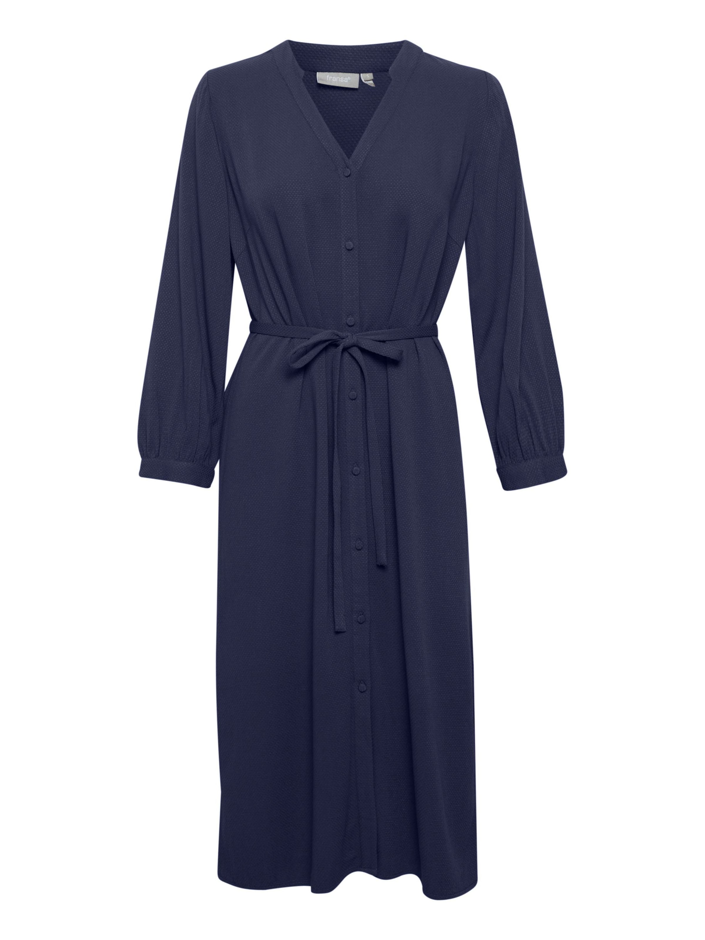 Fransa Blusekjole 'Haida' i blå: forside