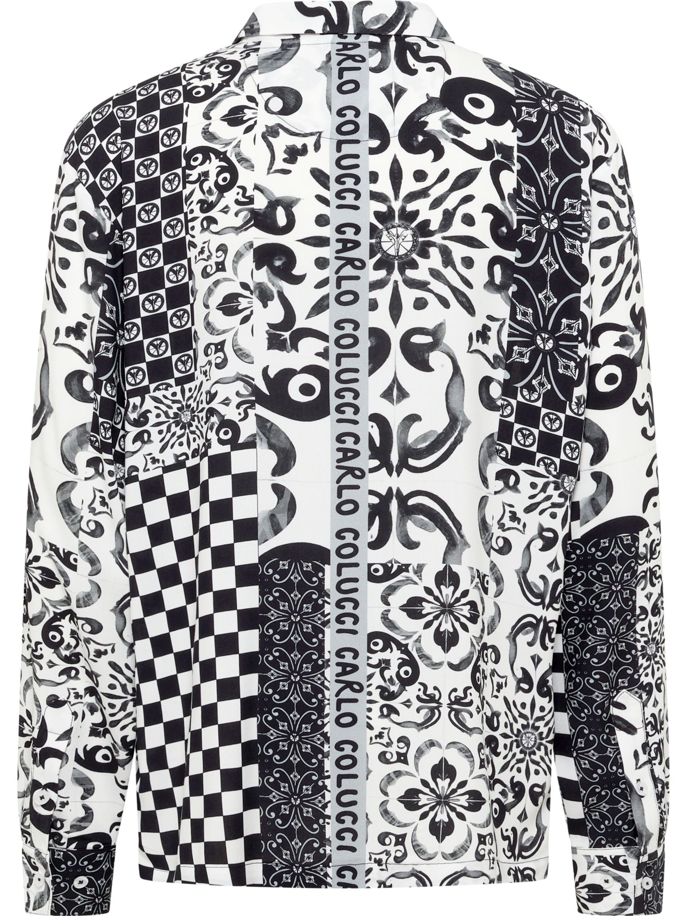 Carlo Colucci Comfort fit Button Up Shirt 'Fedrigo' in Black