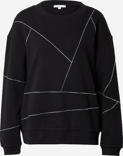 PATRIZIA PEPE Sweat-shirt 'FELPA' en noir / transparent, Vue avec produit