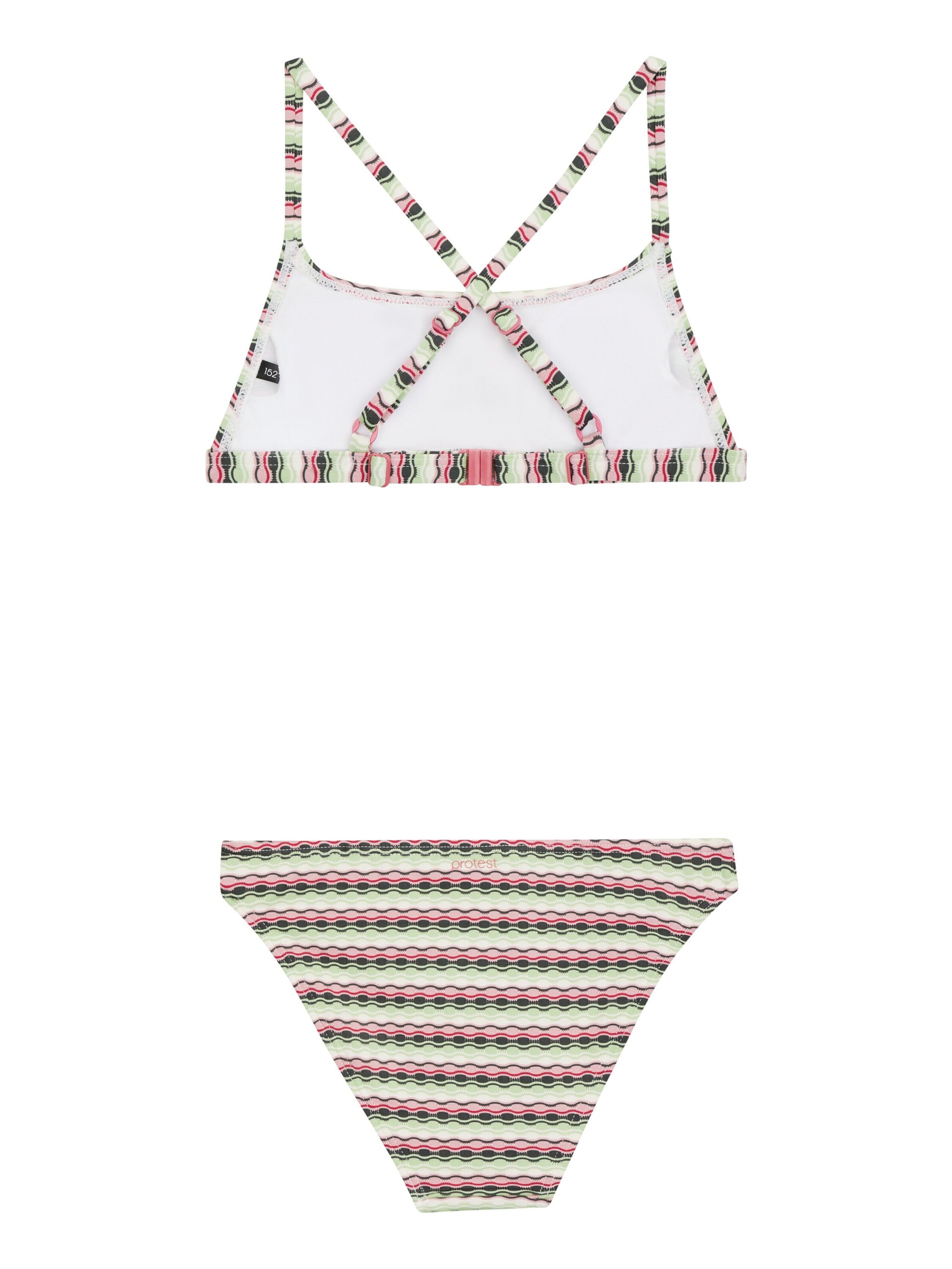 PROTEST Bustier Bikini 'PRTMAE JR' in Groen