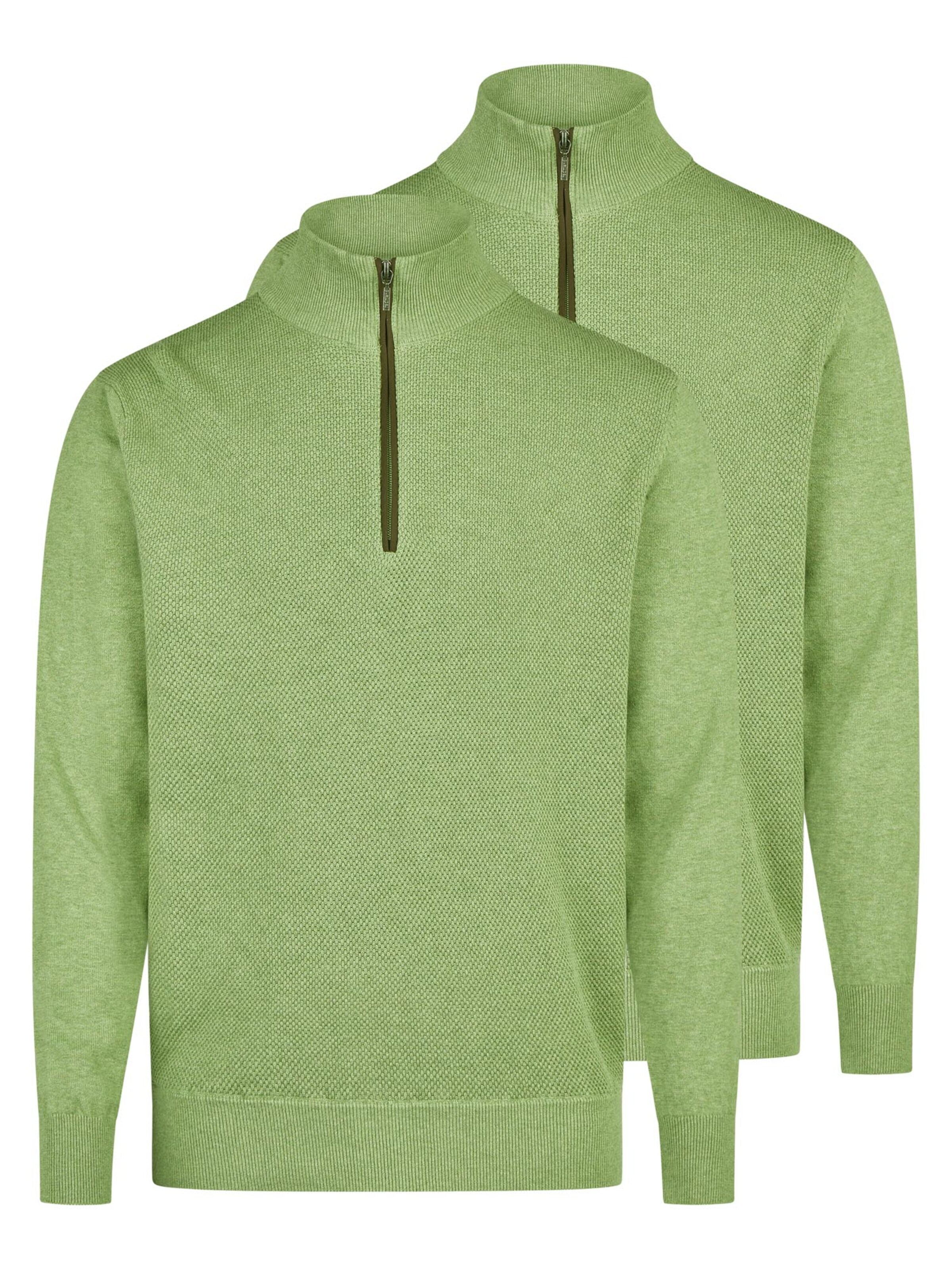 redmond Sweater 'Basic' in Green: front
