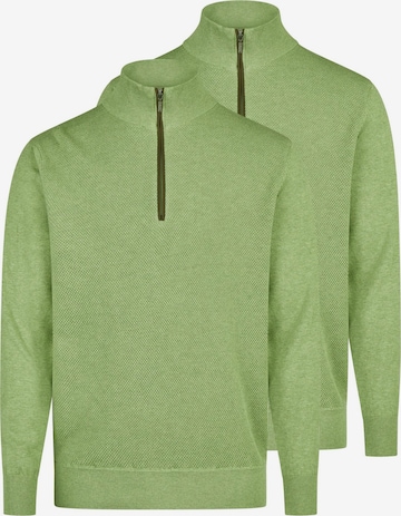 redmond Sweater 'Basic' in Green: front