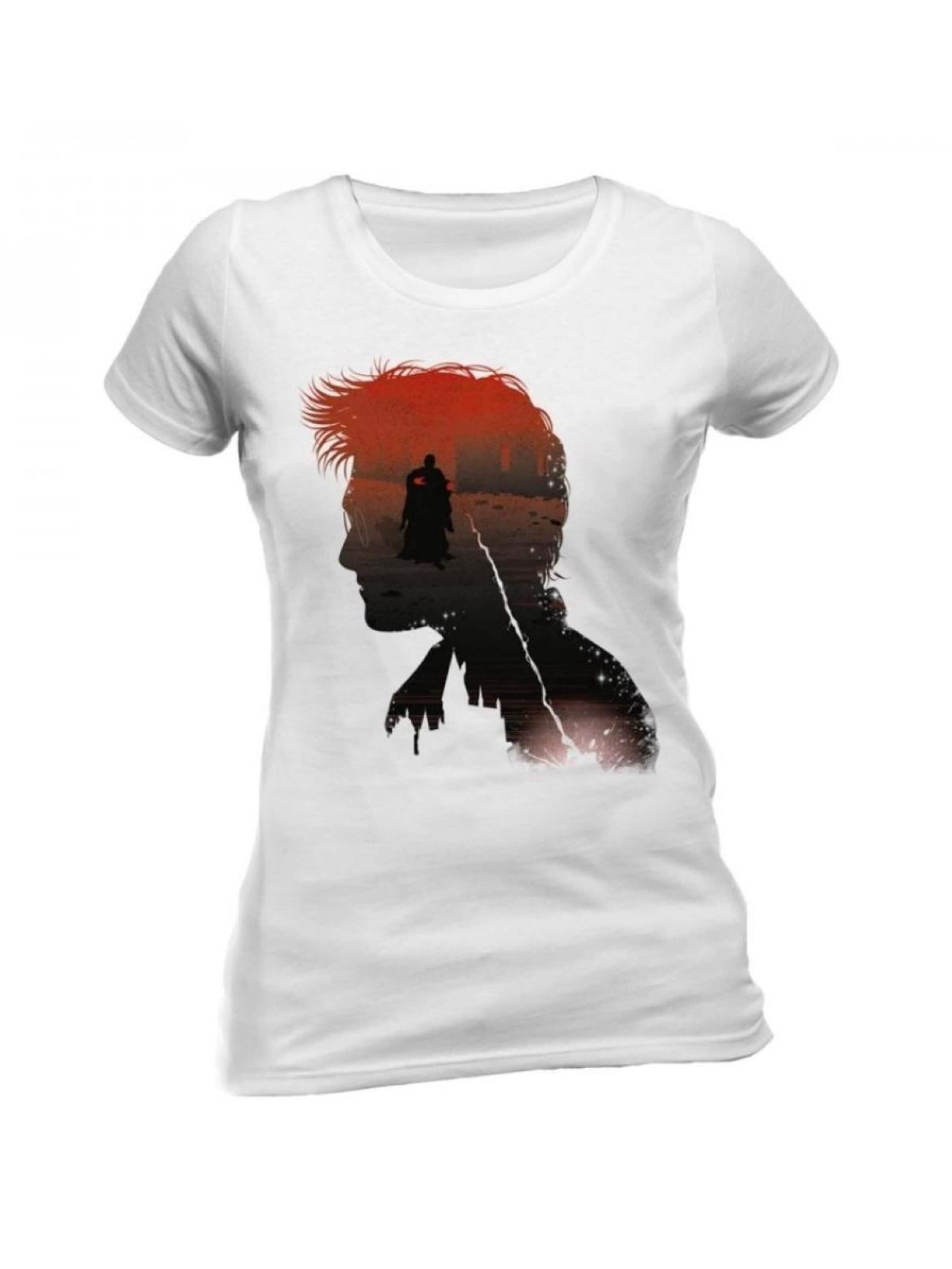 Rockshirts Shirt 'Harry Potter - Battle Silhouette  T-Shirt, Frauen' in White: front